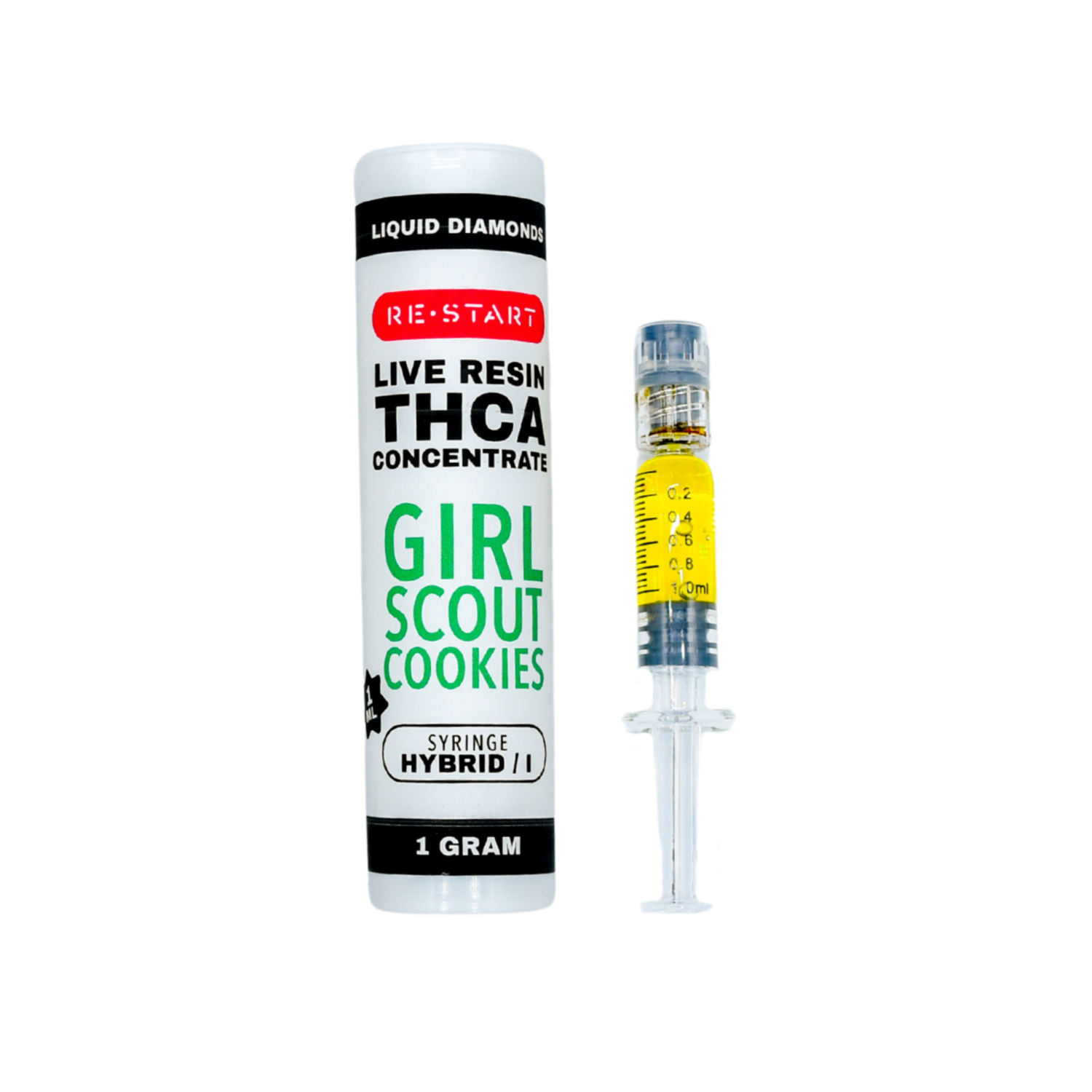 THCA Live Resin Dab Syringe (H) GSC + Free Accessory / 1ml/1G (Reg. Price $45)